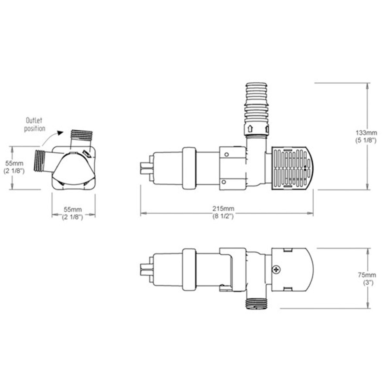 Whale Supersub 1100 Automatisk Lensepumpe
