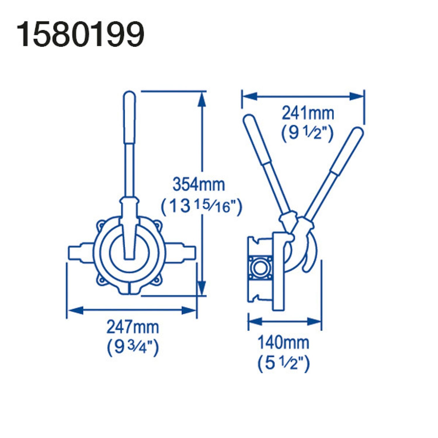 Whale Gusher Urchin, avtagbart handtag