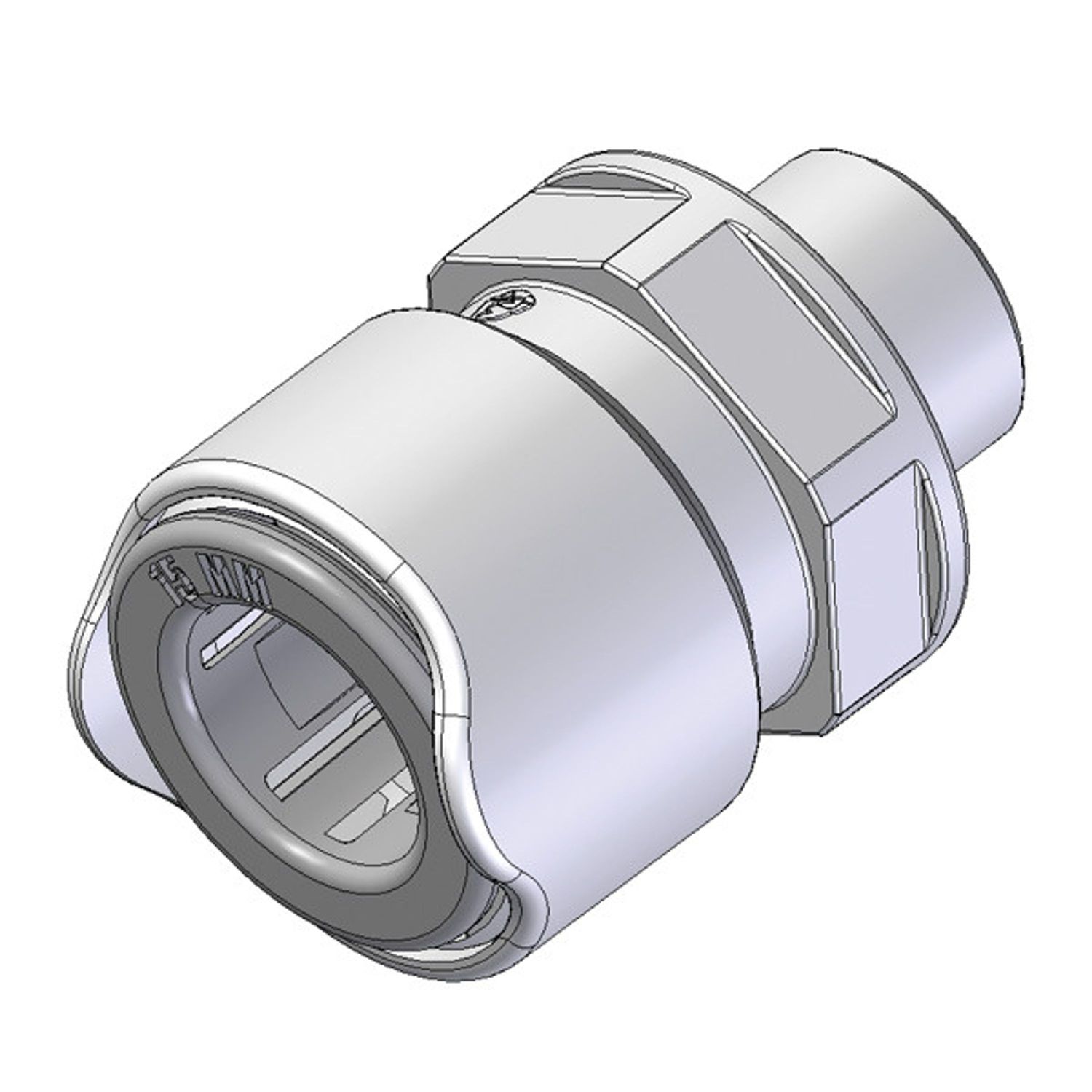 Whale adapter han 3/8" BSP