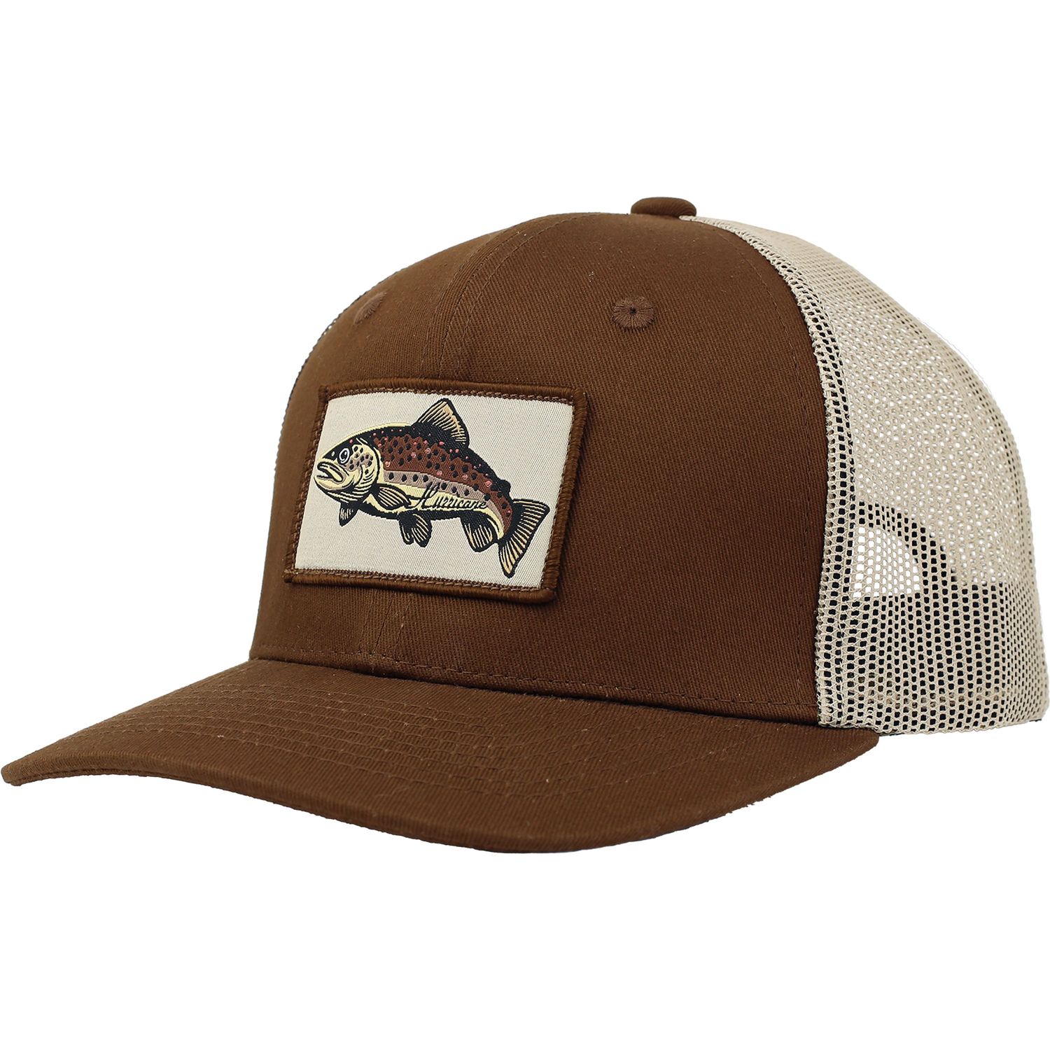 Truckerkeps Brown Trout Patch