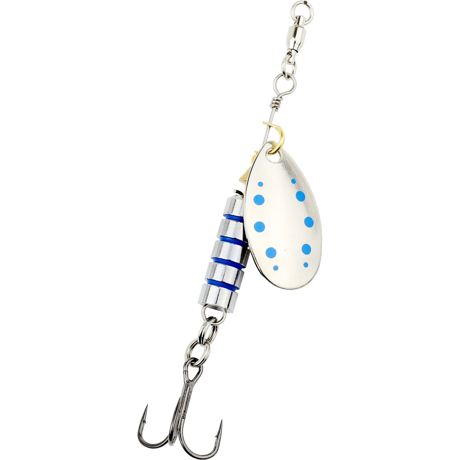 Cirkus Spinner 10 g - Silver Blå