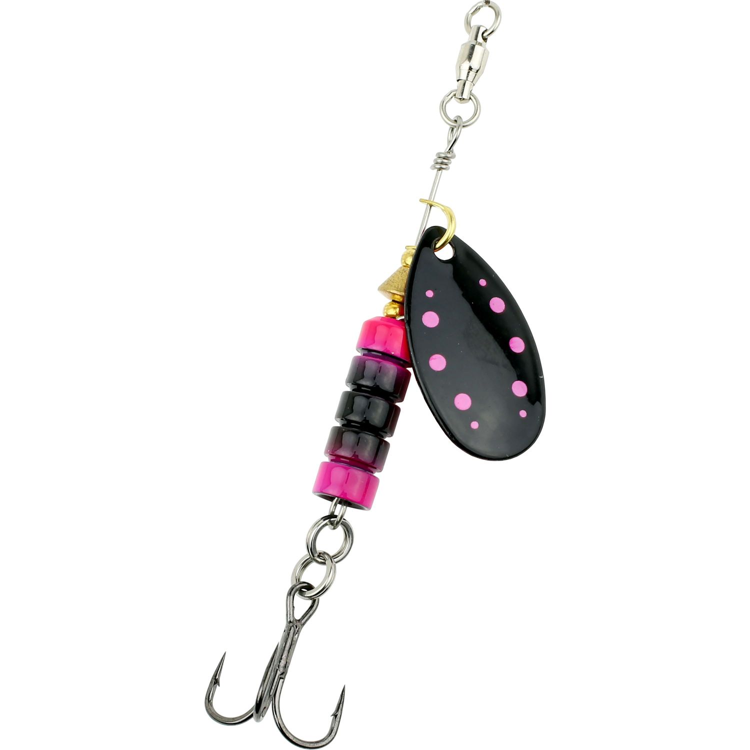 Cirkus Spinner 10 g - Svart Magenta