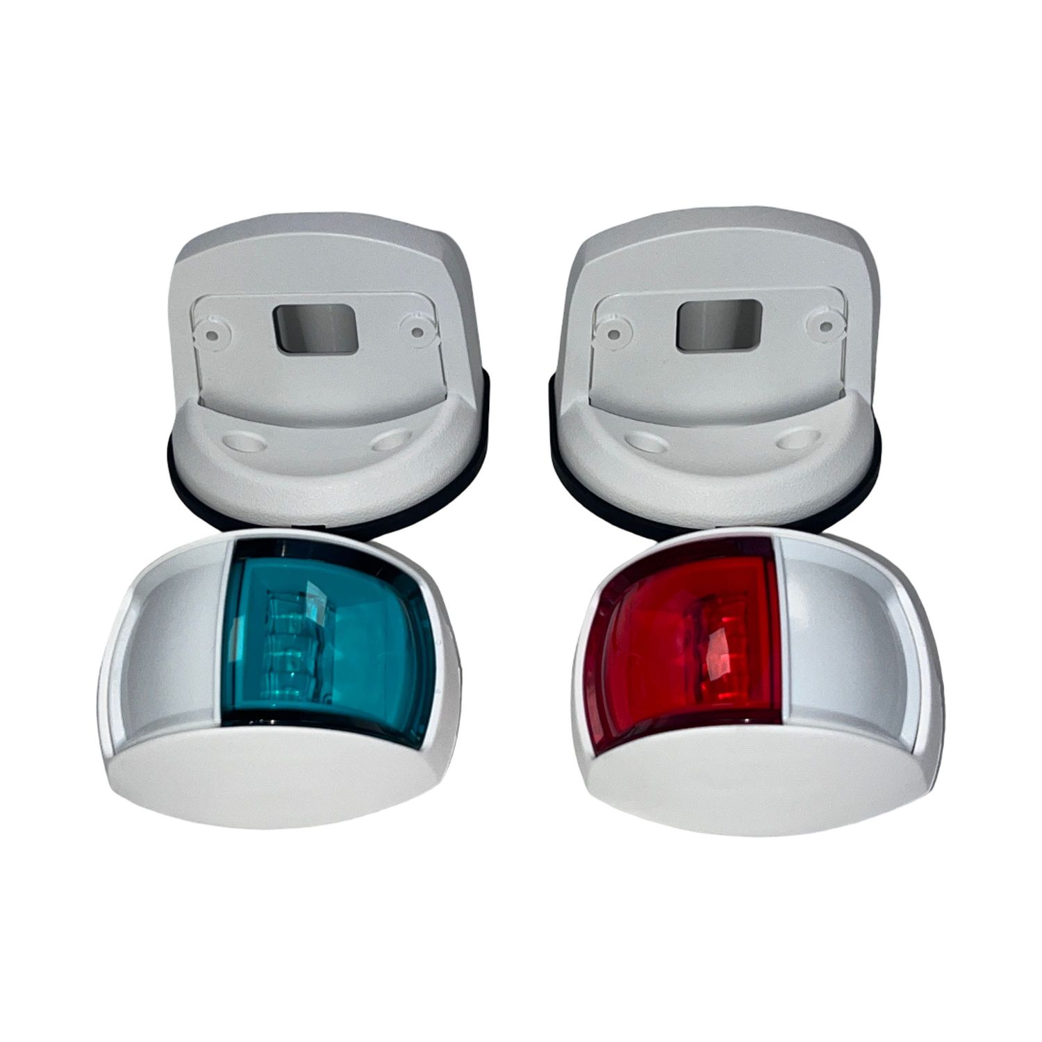 SYC Lanternesæt 3 Dæksmonteret Styrbord/ Bagbord Mini
