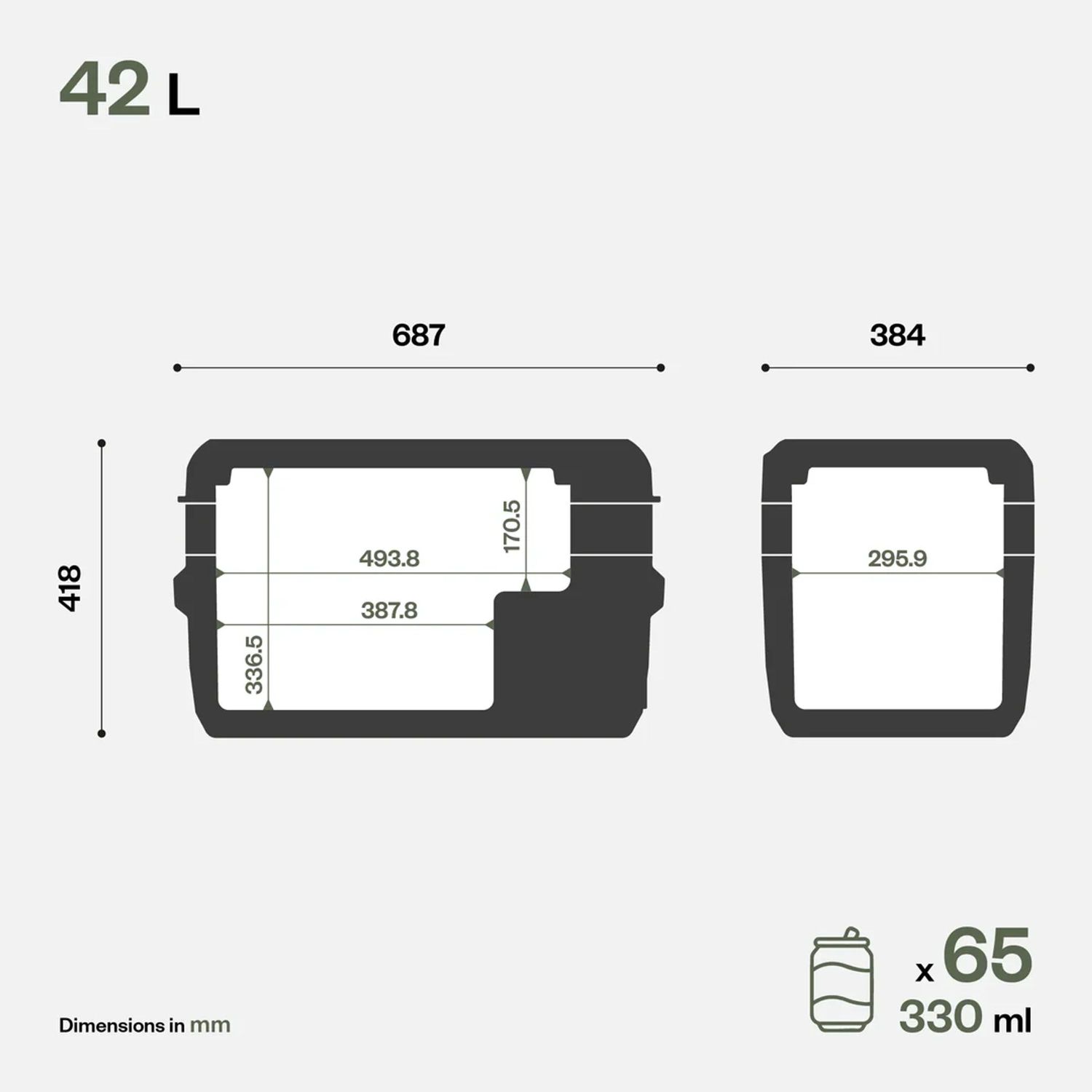 Indel ITB42 Kyl/Frysbox 42 L med Kompressor