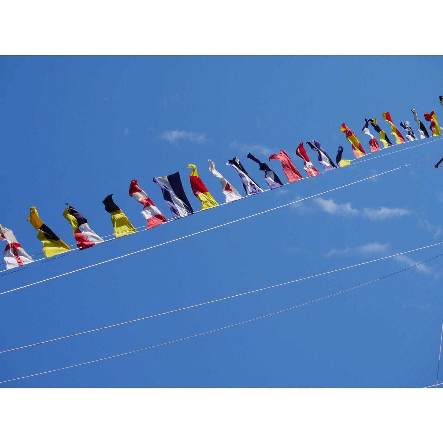Signalflagg Oscar (O) 30x45 cm