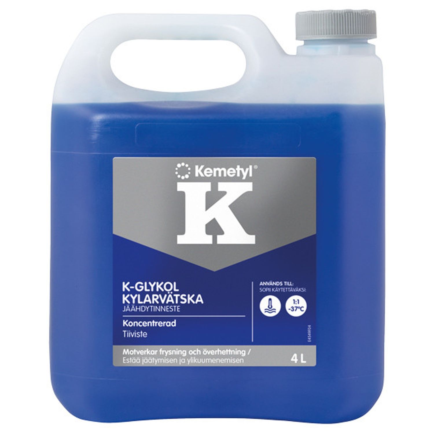 Kemetyl K-Glykol Kølervæske 4 Liter