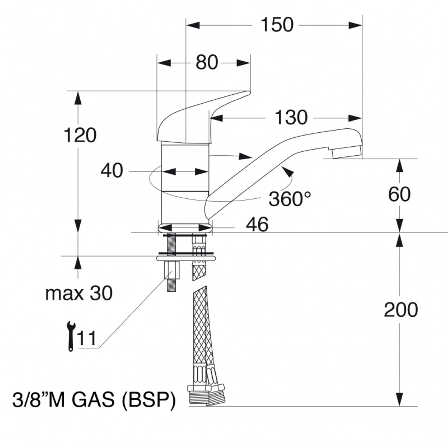 Barka MM6700 Blandebatteri