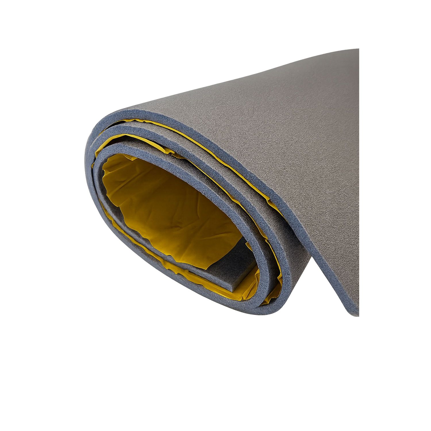 Varmeisolering skrog/væg 5mm Grå Selvklæbende