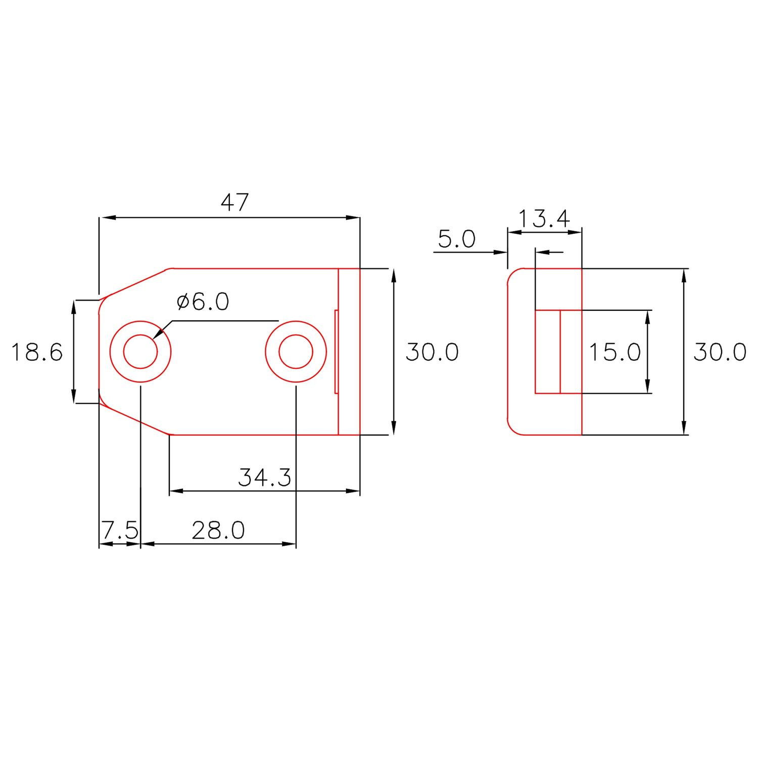 Båtsystem kiinnityshela tikkaille BU76p-12