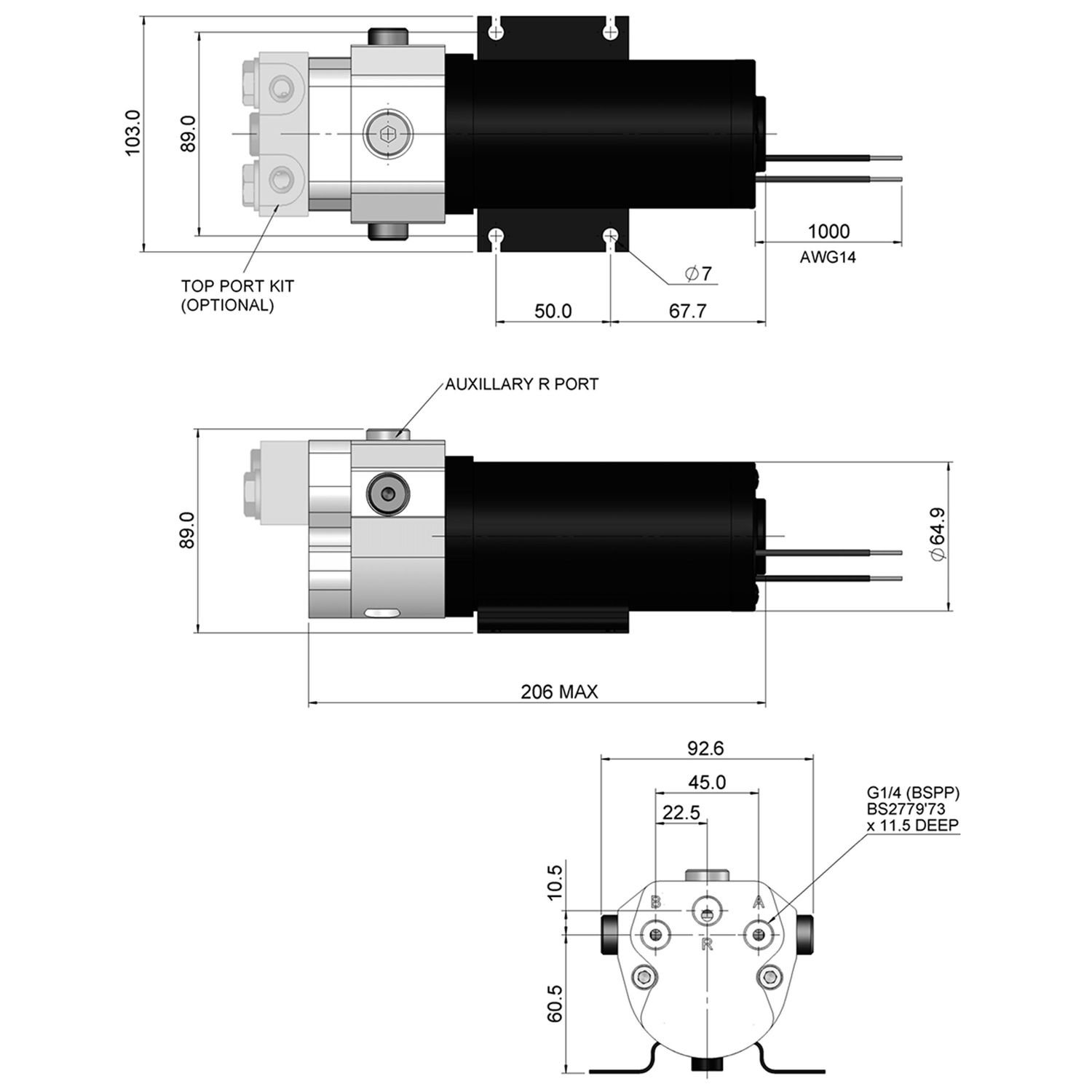 Hy-Pro Autopilot-pumpe Hy-Pro Autopilot-pumpe