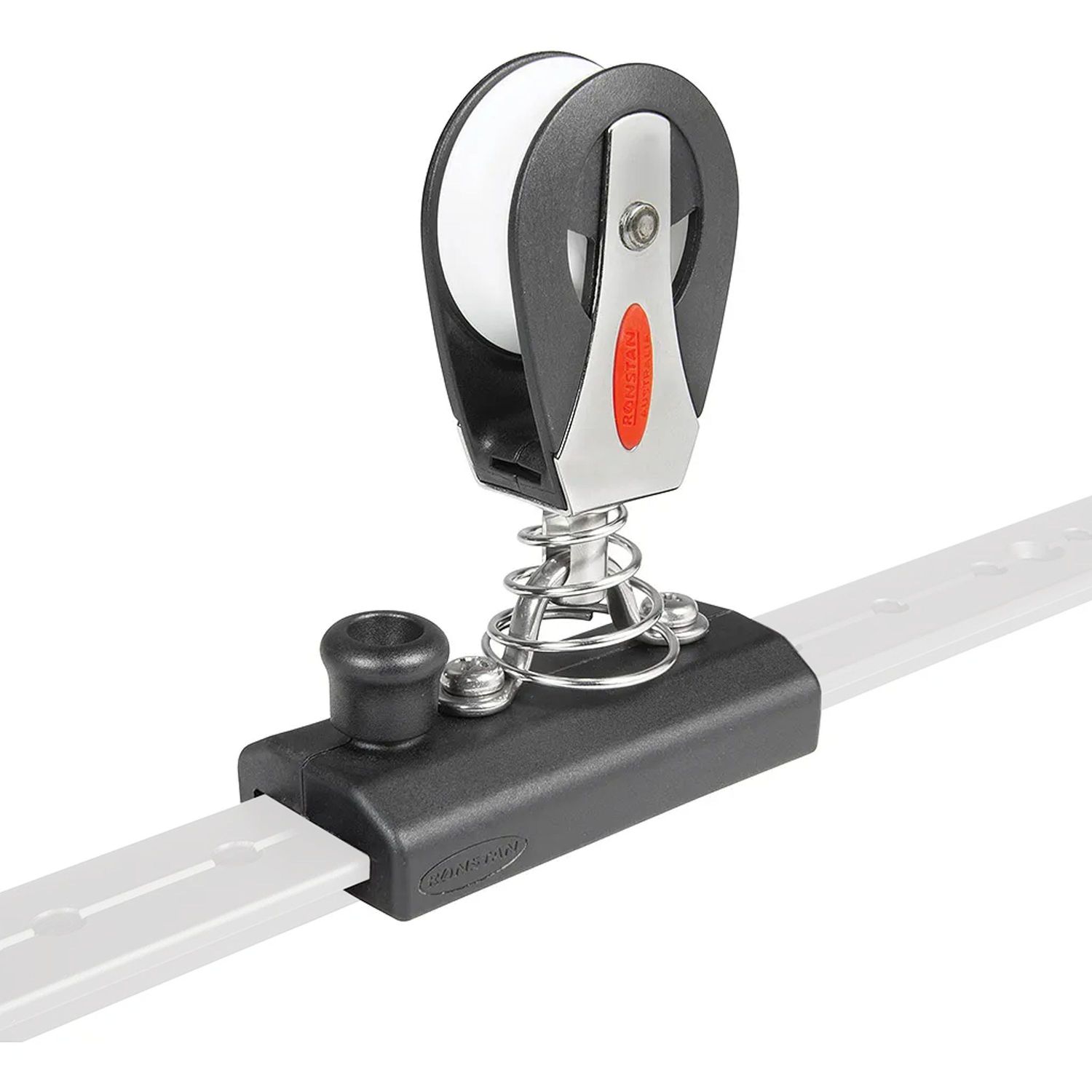 Ronstan Genuavogn til 25mm T-skinne med stop