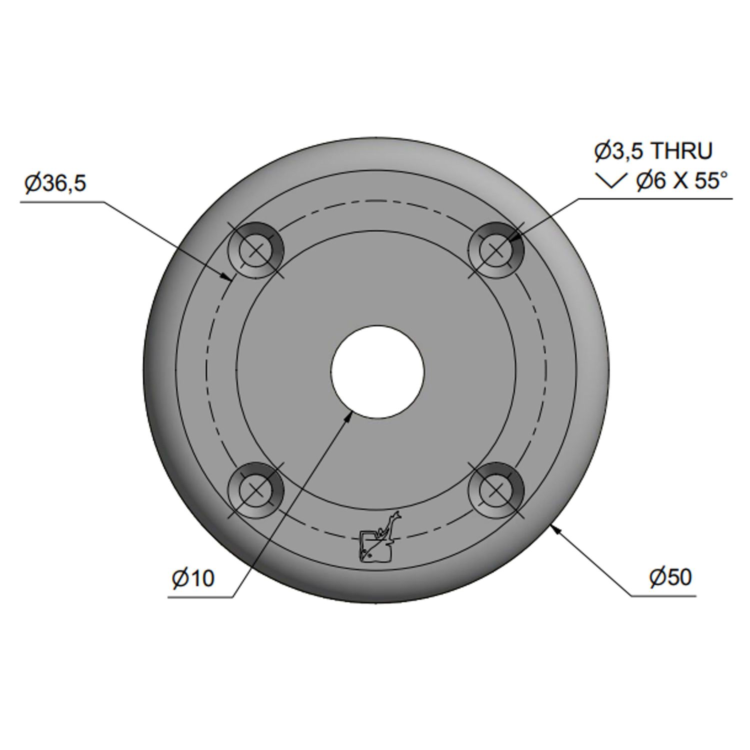 PVC-kaapeliläpivienti