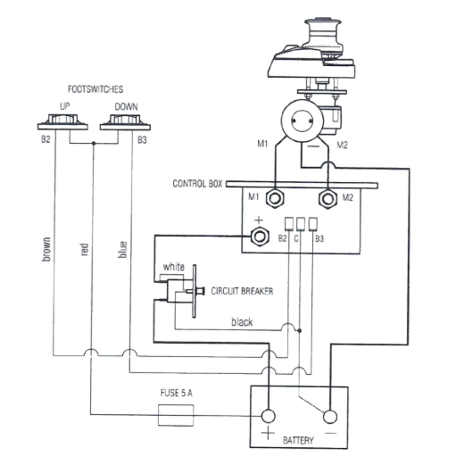 Lofrans 24V releboksi 3-napaiselle ankkurivinssille 500–1700 W