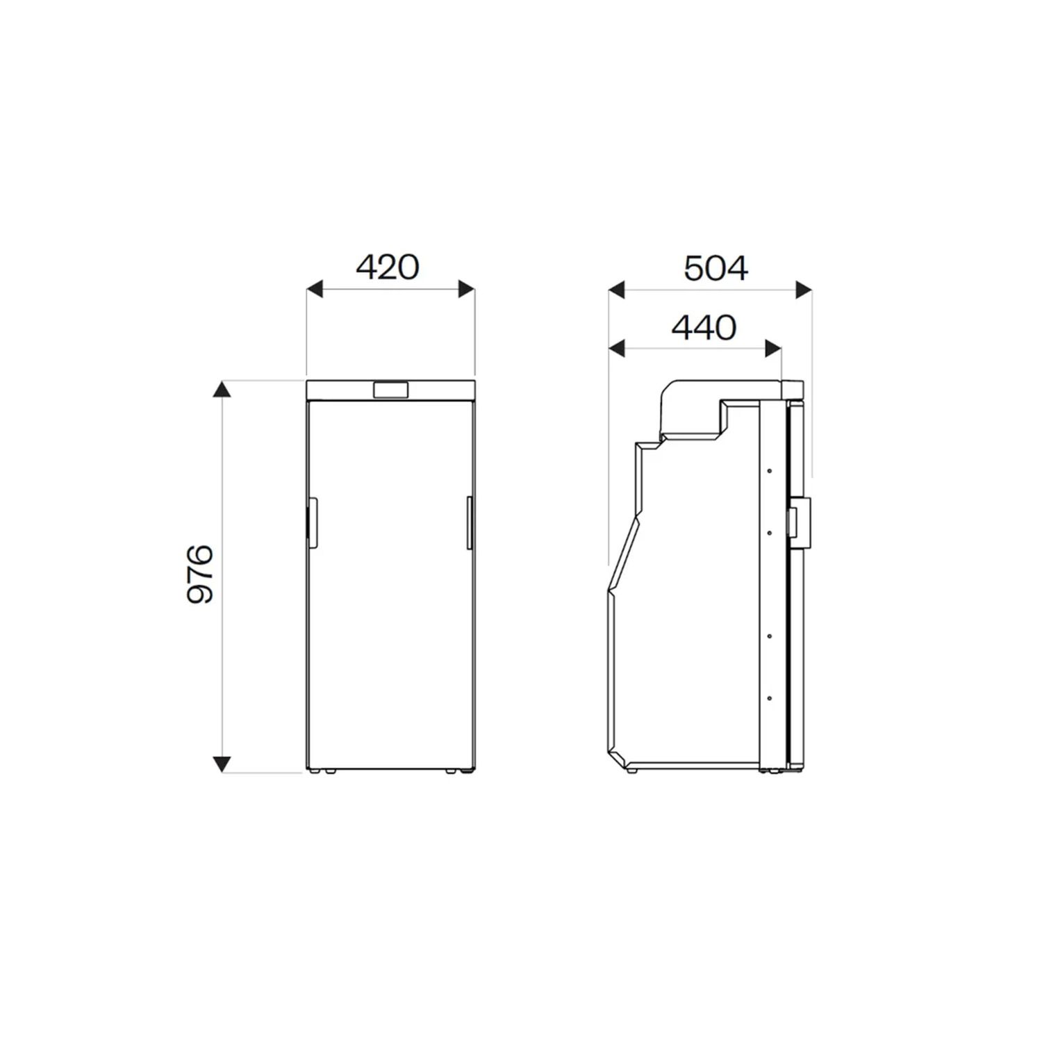 Isotherm Kjøleskap CR90 Freeline Slim Svart 90 L