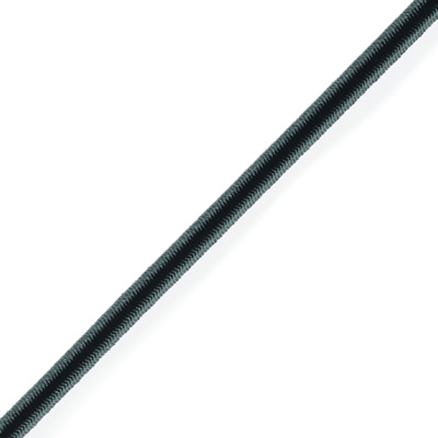 Shockcord Elastisk Reb Ø5 mm Metervare Sort