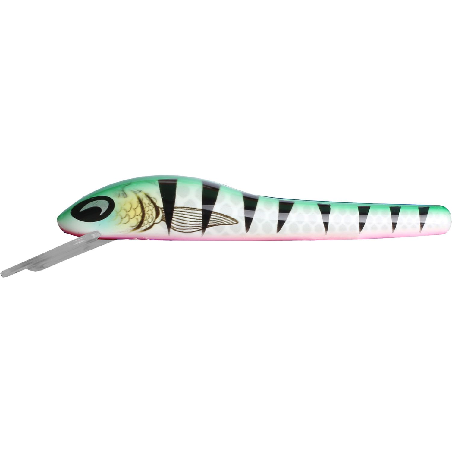 WiggTac 27 g 14 cm - Tiger Green Pink