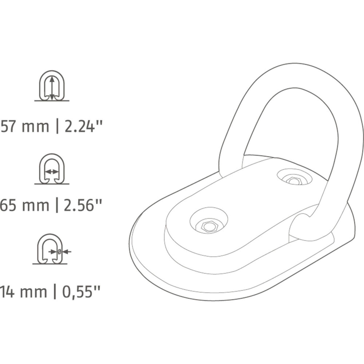 Abus GRANIT WBA 75 gulvdübel WBA 75