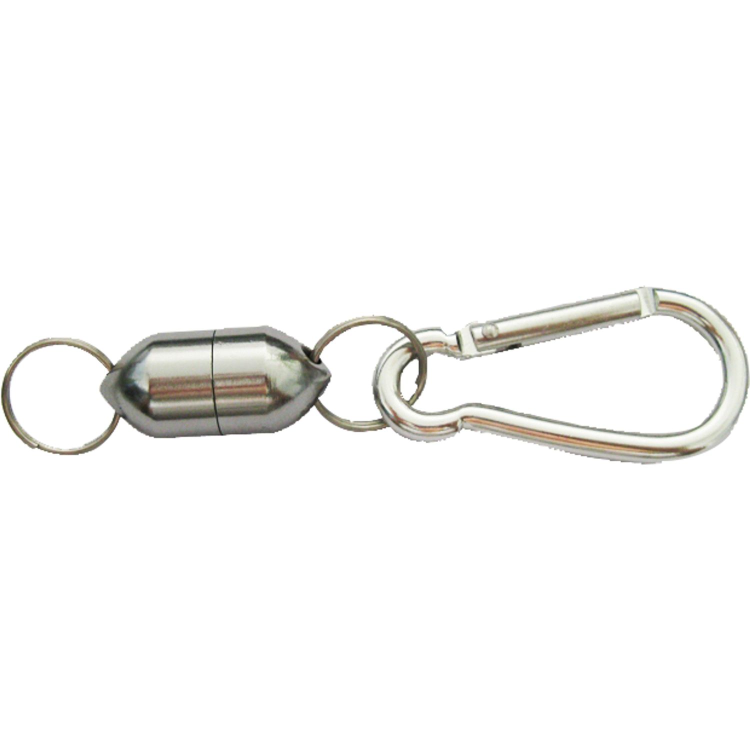 Karbinhake med magnet 1,5 kg Silver
