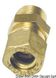Lige kompressionskobling med udvendigt gevind i messing 10 mm x 3/8"