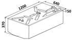 Bränsletank 239 l.