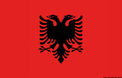 Albaniens flag 20 x 30 cm