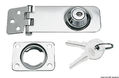 Låsbar hasp med nyckel 80x30 mm