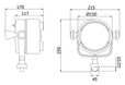 Vanntett LED-reservepære 12/24 V 24 W