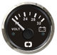 Voltmeter 18/32 V sort/blank