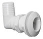 90° bottenventil vit plast 1"1/2 x 38 mm