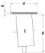 Rett innfelt bussing 150 mm