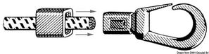 Nylon karabinhage 5/6mm 20 pcs.