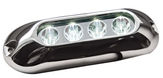 Undervattensstrålkastare med 2 vita LED
