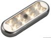 Bimini compact taklampa 8 HD LEDs, platt undersida med strömbrytare