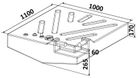 Drivstofftank for bensin 206l.