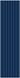 Gångmatta, blå, 50x200 cm
