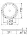 Inspektionslucka AISI 316 passage 203 mm