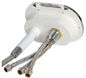 Oval dusjboks med forkrommet PVC-slange 2.5 m BULK-pakke 10 pcs.