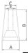 Konisk siderulle i plast 77.26x126 mm 21 mm