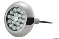 Undervattenslampa 18 vita LED med skruvar