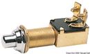 Tryckknapp i förkromad mässing 15 x 25 mm