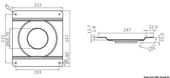 SS teleskopisk svingbar pidestall 540/720 mm