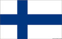 Finlandsflagg 20 x 30 cm