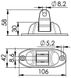 180° leddkobling for bimini-topper
