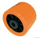 Oransje siderulle 75 mm, hull Ø 15 mm