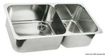 Dubbel diskho SS, polerad 600x320 mm