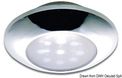 Vanntett forkrommet taklampe med hvitt LED-lys