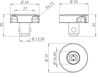 Rapid Lock-system, löstagbar del ø39*30h ss316 svart