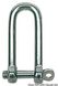 Lang sjakkel AISI 316 4 mm