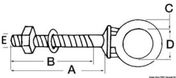 Øyebolt AISI316 6x60 mm