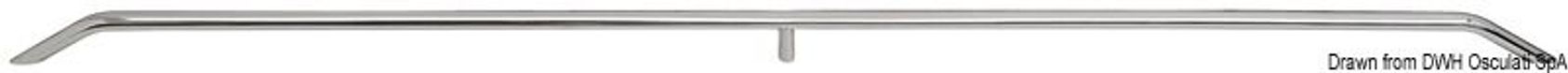 Handräcke AISI316 20x40 mm 1525 mm